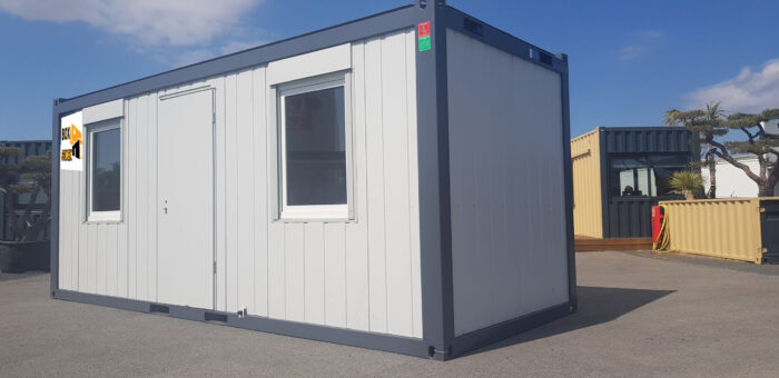 BATIMODULE 20′ Bureau (1 porte / 2 fenêtres) LV – Image 3