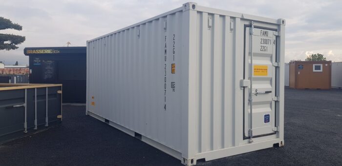 Container maritime 20′ DRY 1er Voyage “3D” (2 portes container + 1 porte de service) – Image 2