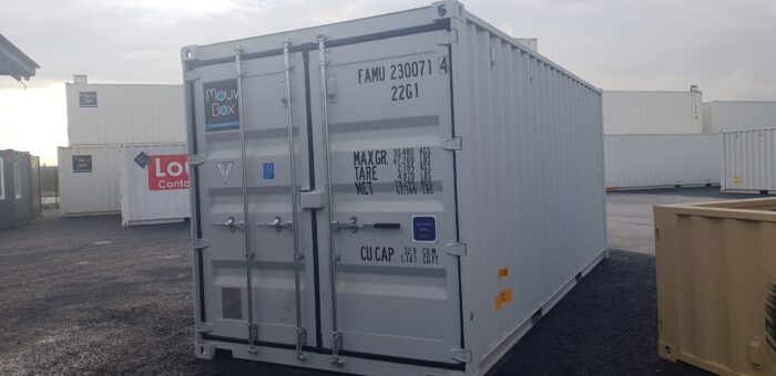 Container maritime 20′ DRY 1er Voyage “3D” (2 portes container + 1 porte de service) – Image 4
