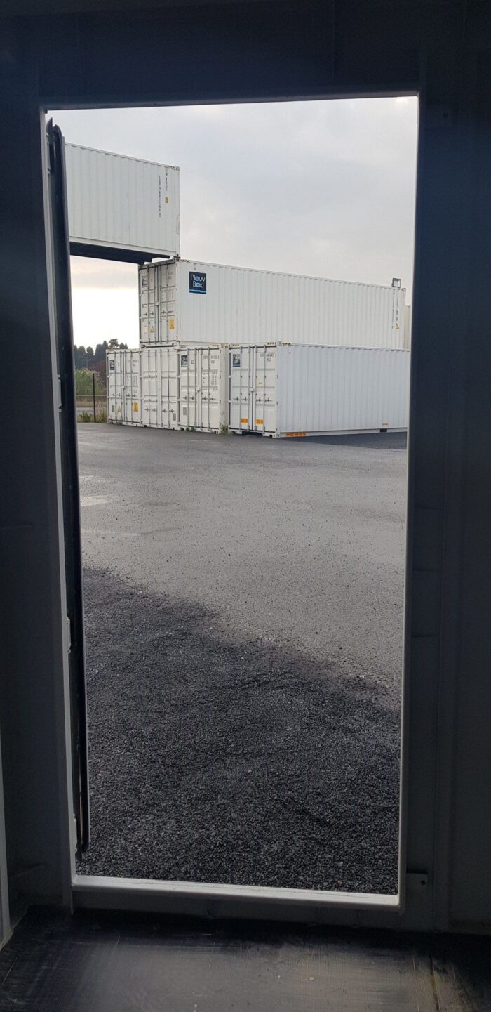 Container maritime 20′ DRY 1er Voyage “3D” (2 portes container + 1 porte de service) – Image 7