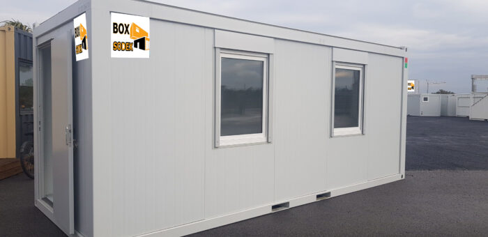 BATIMODULE 20′ Bureau (2 fenêtres) PJ