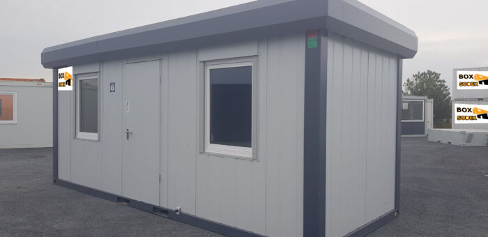 BATIMODULE 20′ Bureau (2 fenêtres + options) LV