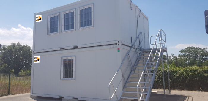 BATIMODULE basic-Line (4 x 20′) + Escalier