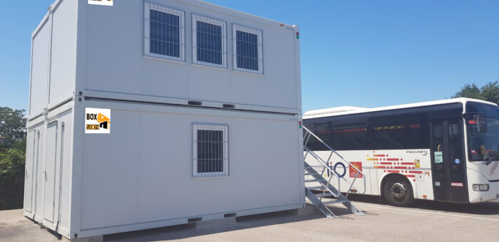 BATIMODULE basic-Line (4 x 20′) + Escalier – Image 3