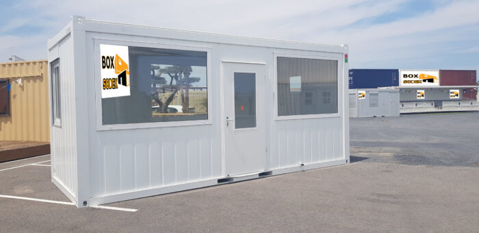 BATIMODULE 20′ Bureau semi vitré (360°) – Image 2