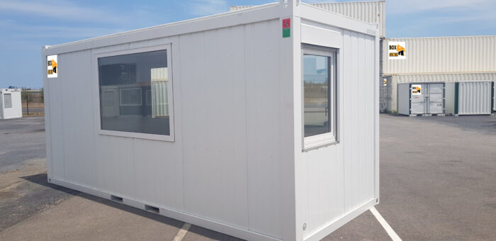BATIMODULE 20′ Bureau semi vitré (360°)