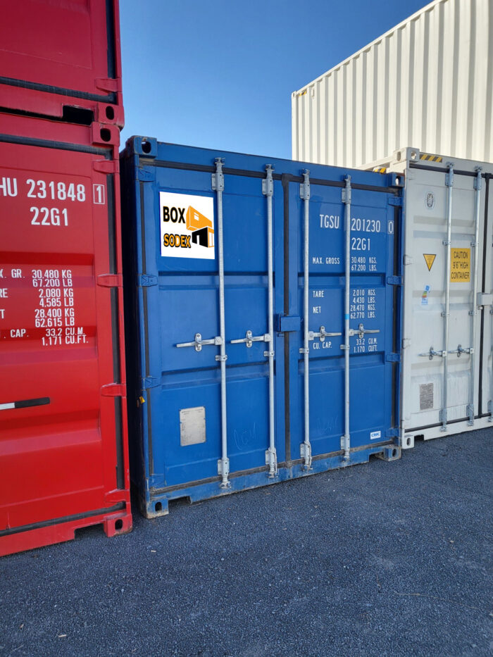 Container maritime 20′ DRY ex 1er voyage “easy open door”