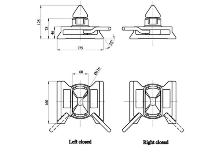 DECK MOUNT TWIST LOCK – Image 3