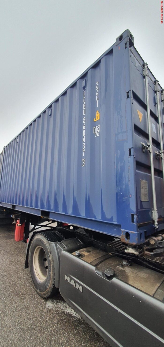 Container maritime 20′ DRY 1er voyage “easy open door”