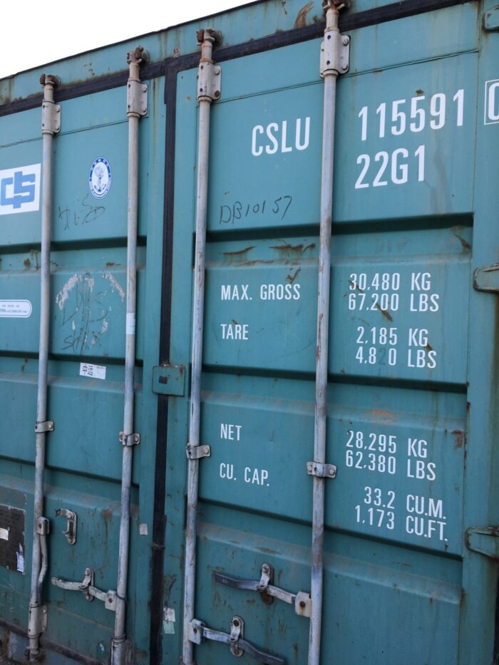 Container maritime 20′ DRY classe A