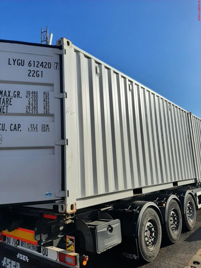 Container maritime 20′ DRY 1er voyage “Easy Open Door”