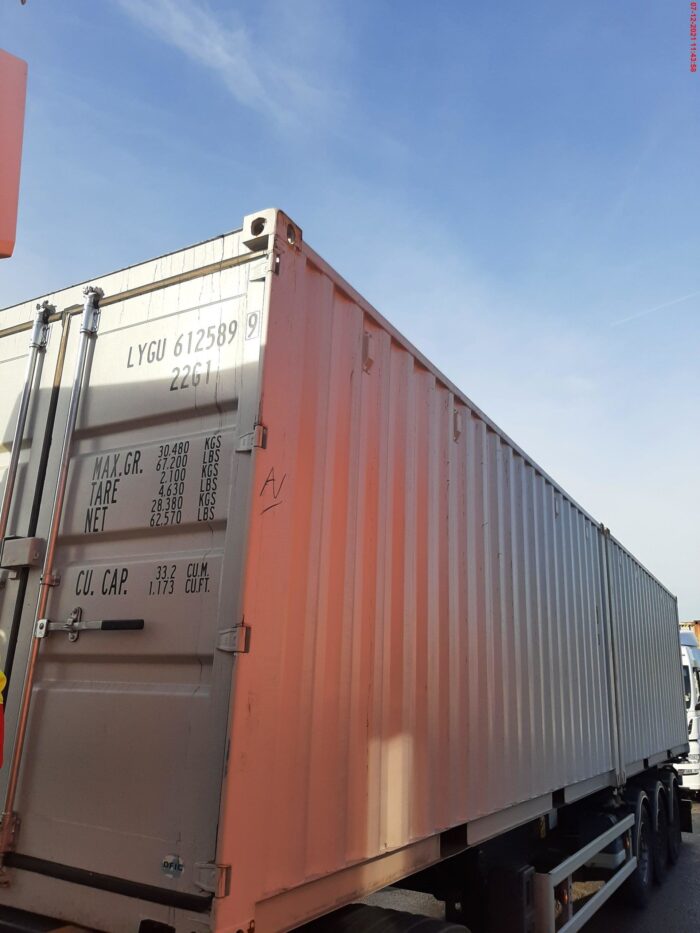 Container maritime 20′ DRY 1er voyage “Easy Open Door”