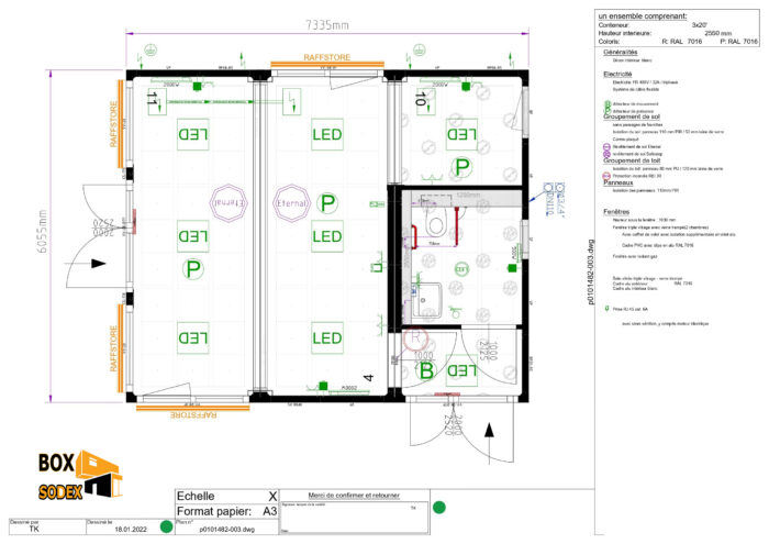 Ensemble BATIMODULES (3 x 20′) version “PLUS LINE” – Image 3