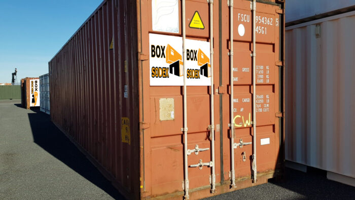 Container maritime 40′ DRY classe A
